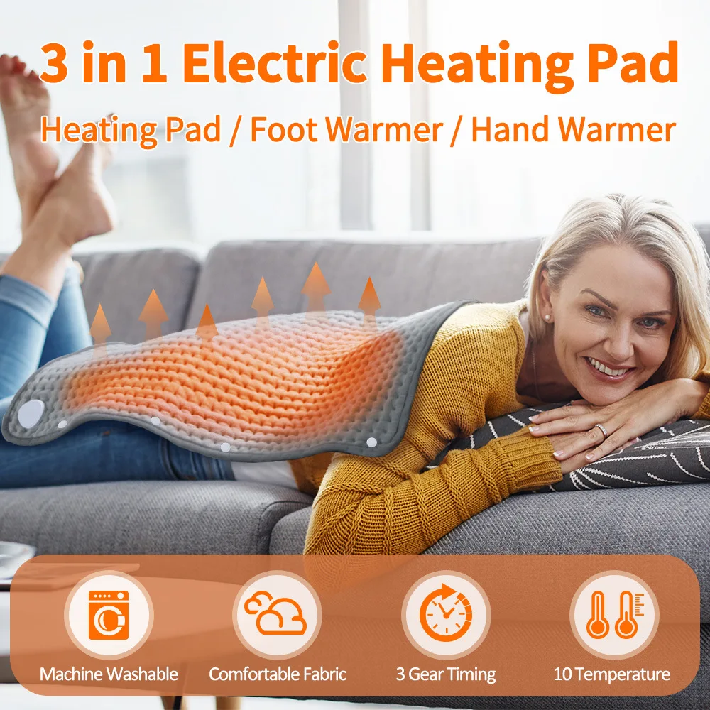 50x100cm Heated Heating blanket Mat Electro Sheet Pad for Bed Sofa Warm Winter Thermal Blankets Warmer Home