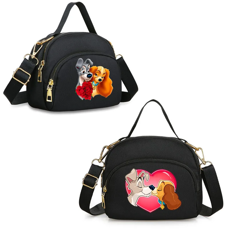 

Lady and The Tramp Disney Dog Scamp Women's Bag Shoulder Bags Hand Bag Ladies Female Crossbody Bags Women's Bag Underarm Bags