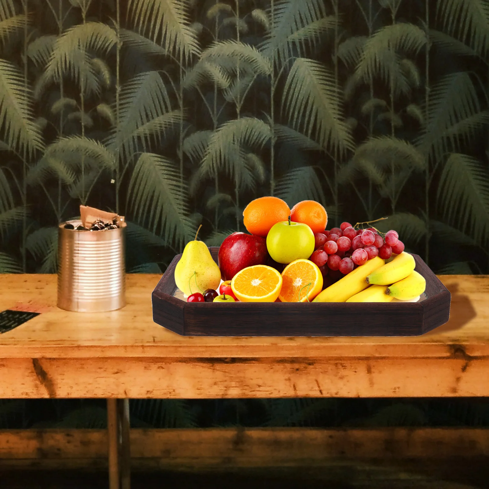 

Wooden Crabapple Flower Tray Food Serving Tray For Snacks Candy Storage Dried Fruit Plate Appetizer Plate Home Party