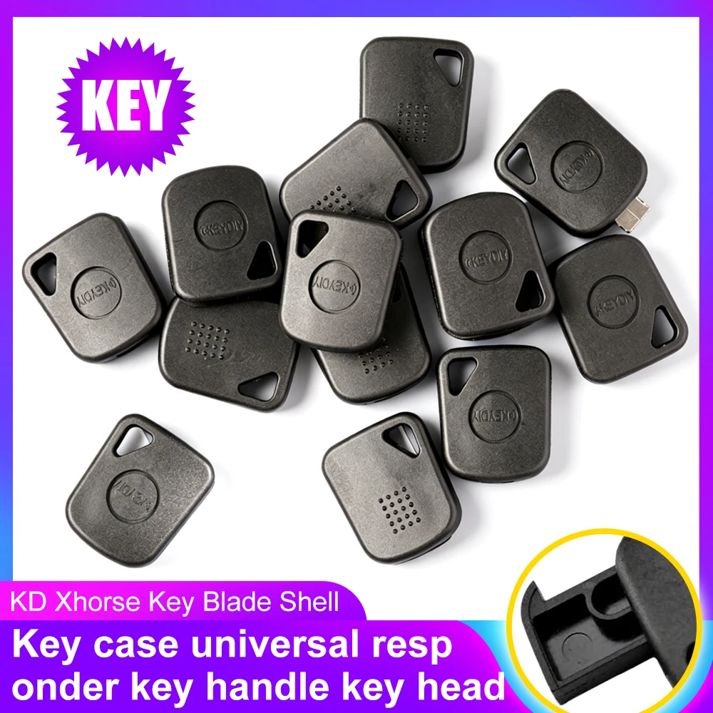 KD Key Shell Universal Transponder Core Pulling Multi Functional Handle with Medium Slot Modification Key Handle Chip Slot Key