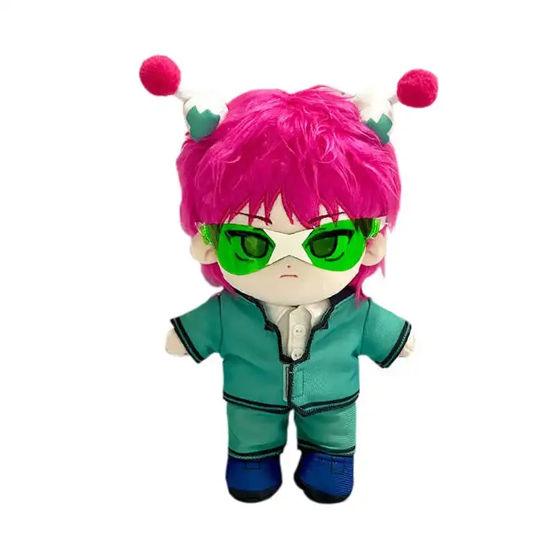 Anime Saiki Kusuo muñeco de peluche juguete de peluche peluches vestir ropa figura juguetes marioneta de dibujos animados colección de regalos de Navidad 20cm