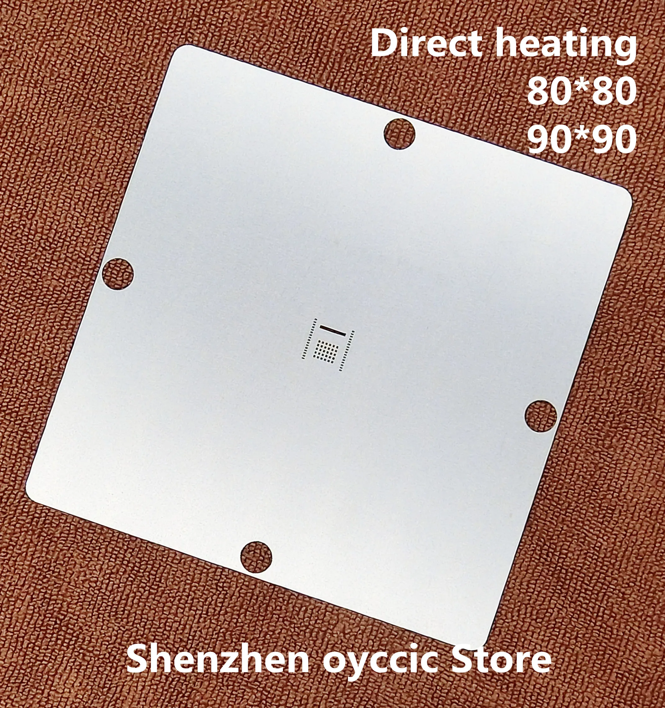 Direct heating  80*80 90*90  T=0.15MM T1388A T1388B T1388 T2T T2TH QFN  Stencil Template