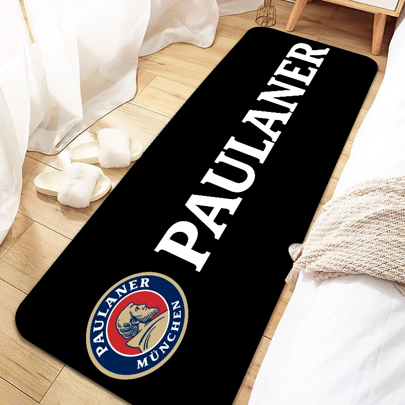 

Paulaner Logo Door Mat Entrance Non-slip Doormat Washable Kitchen Carpet Living Room Hallway Rugs Bathroom Bath Door Mats