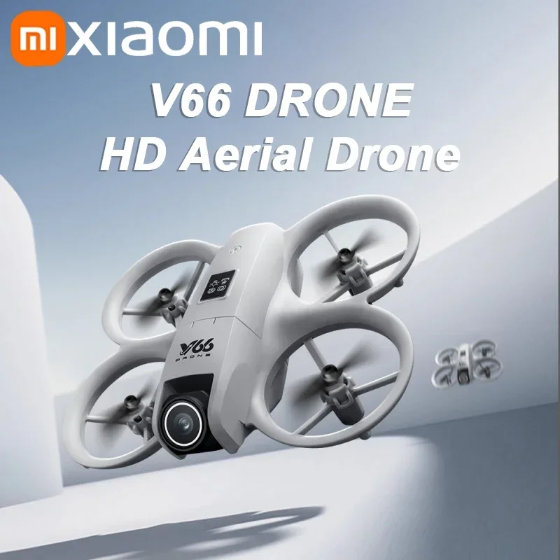Xiaomi V66 Мини RC Воздушный Дрон 8K Профессиональный Широкоугольный HD Двойная Камера Интеллектуальный Предотвращение Препятствий Вертолет Дрон Игрушка