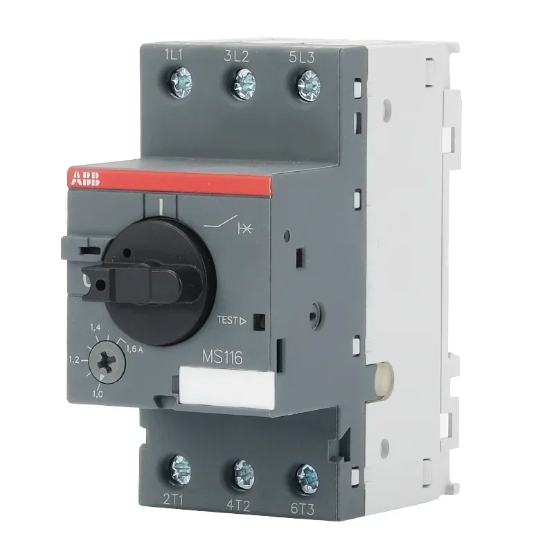 Para interruptor de disyuntor Protector de Motor MS116 para MS116-0.4A 0.63A 1A 1.6A 2.5A 4A 6.3A 10A 12A 16A 20A 25A 32A