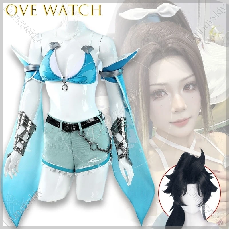 ovwatch-anran-short-de-bain-costume-de-cosplay-tenue-de-personnage-de-jeu-ensemble-complet-pour-comic-con-seance-photo-scene-tenue-de-jeu-de-role-d'anime