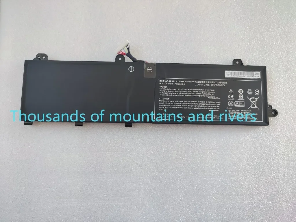 

PC50BAT-3 аккумулятор для ноутбука Schenker Key 15, CLEVO PC50DN2 PC50S, THUNDEROBOT 911 P1, для EUROCOM RX315 NH57AF1