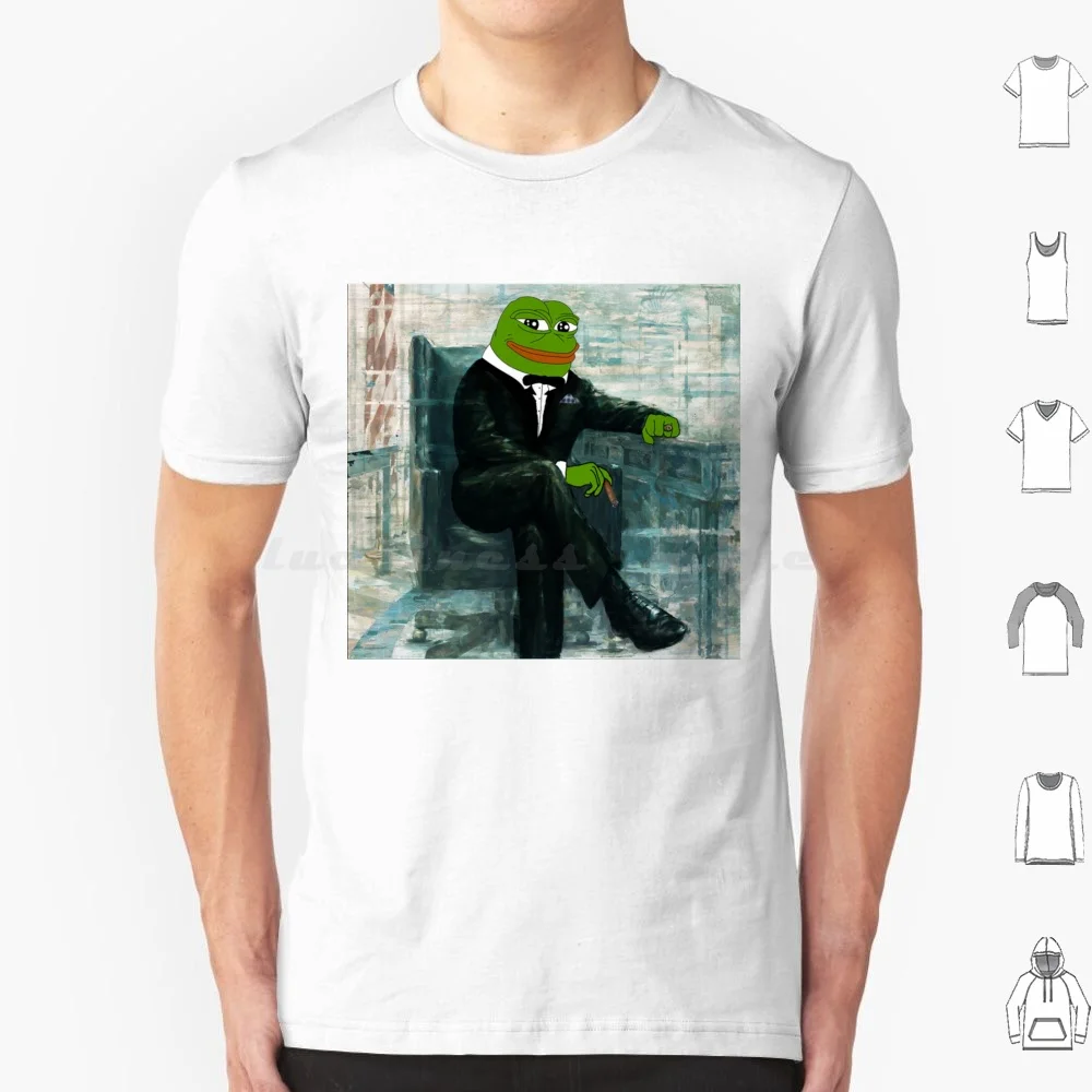 

Business T Shirt Big Size 100% Cotton Frog The Frog Business Suit Tuxedo Cigar 4chan Biz Powerful Meme Dank Rich Wealthy