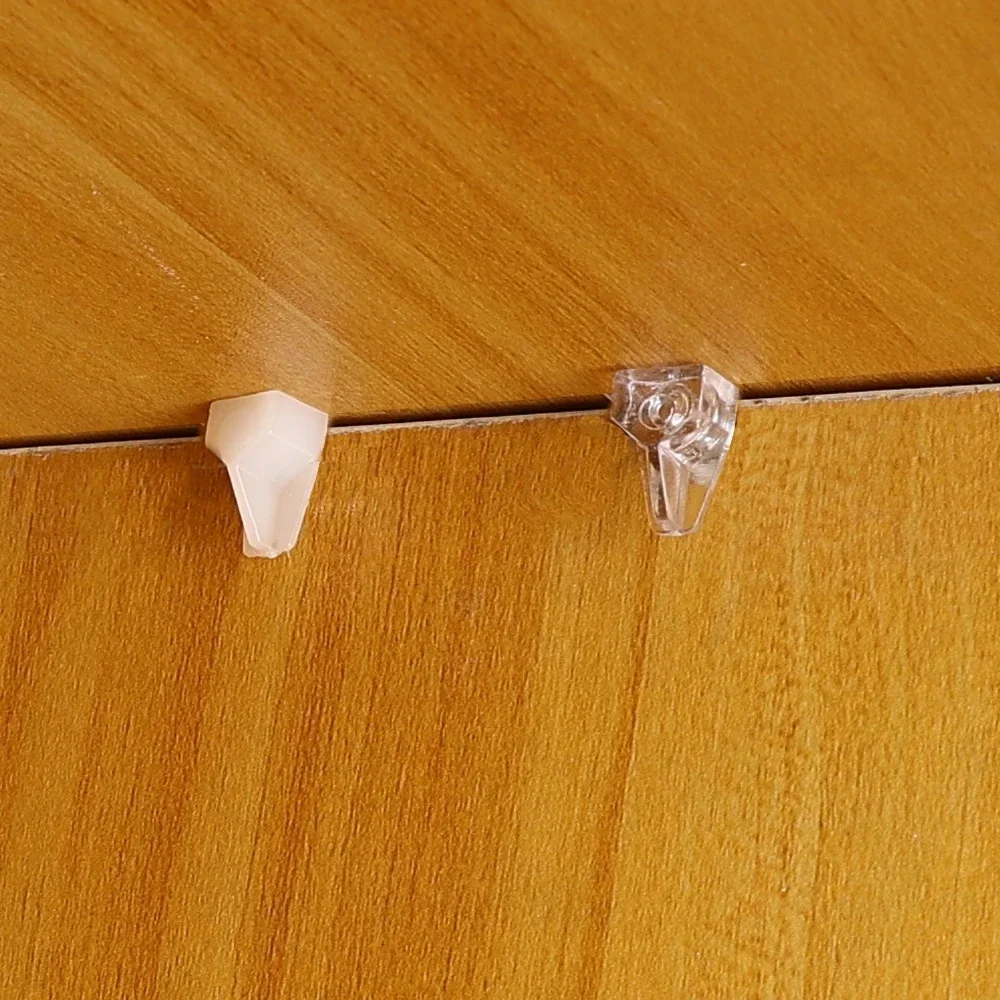 50Pcs Iaminate support pegs Cabinet Wardrobe Shelves Glass Plate Separator Fixed Nails Wooden Furniture Bracket Holder Hardware