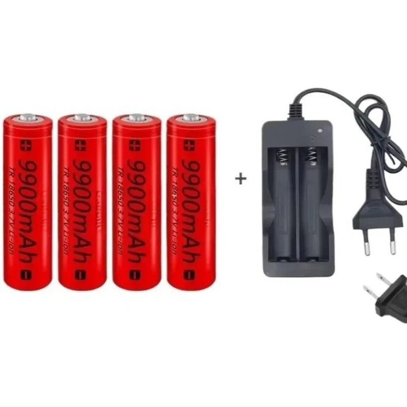 18650 Lithium-ion Battery 3.7V 9900mAh for Electric Toothbrush Toy Car Flashlight Razor Large Capacity Rechargeable Battery