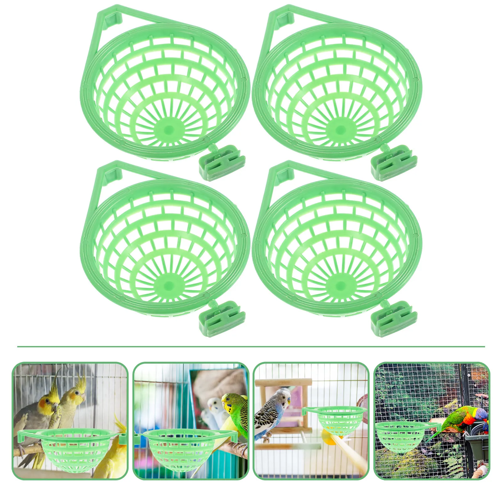 Pet Supplies Zoo - 4 шт. нетоксичных моющихся пластиковых гнезд