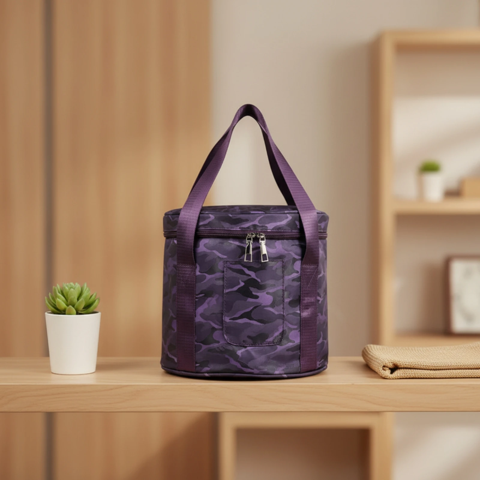 Crystal Bowl Carrying Bag Portable Singing Bowl Bag Carrying Case with Shoulder Strap Secure Carrier Zippered for Practitioners