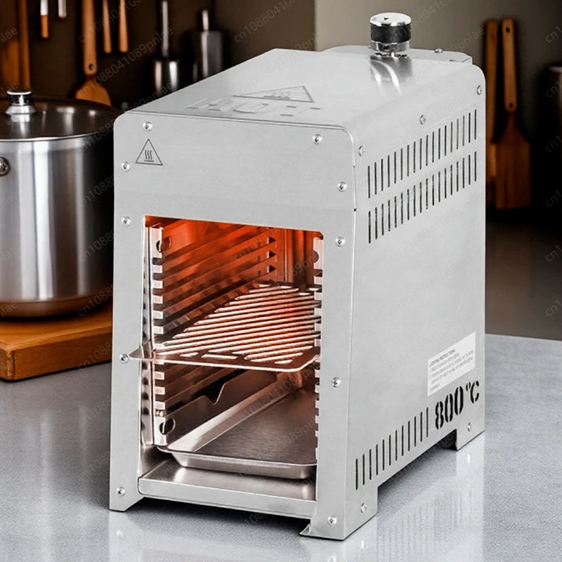 Household Stainless Steel Barbecue Oven, American High Temperature Lamb Chop Liquefied Gas Oven