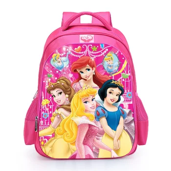 Borse da scuola per ragazze da 16 pollici zaini per cartoni animati da principessa zaino rosa per bambini borsa per libri primaria per bambini Mochila Infantil