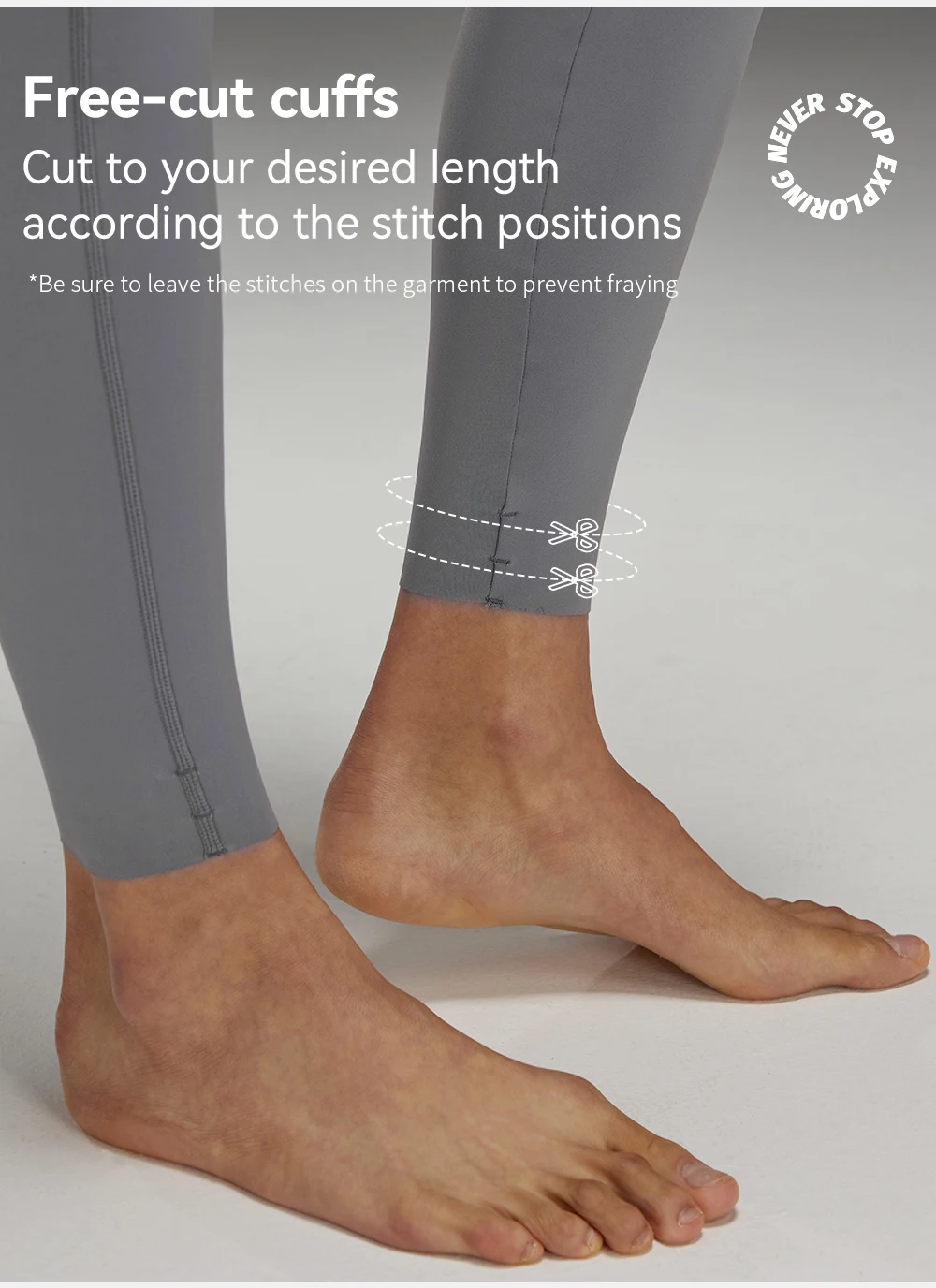 EVR Damen-Radhose mit Doppelpfeilpolsterung, Outdoor-Stoßdämpfende Dünne Radhose für Mountainbike und Rennrad – Detail 13