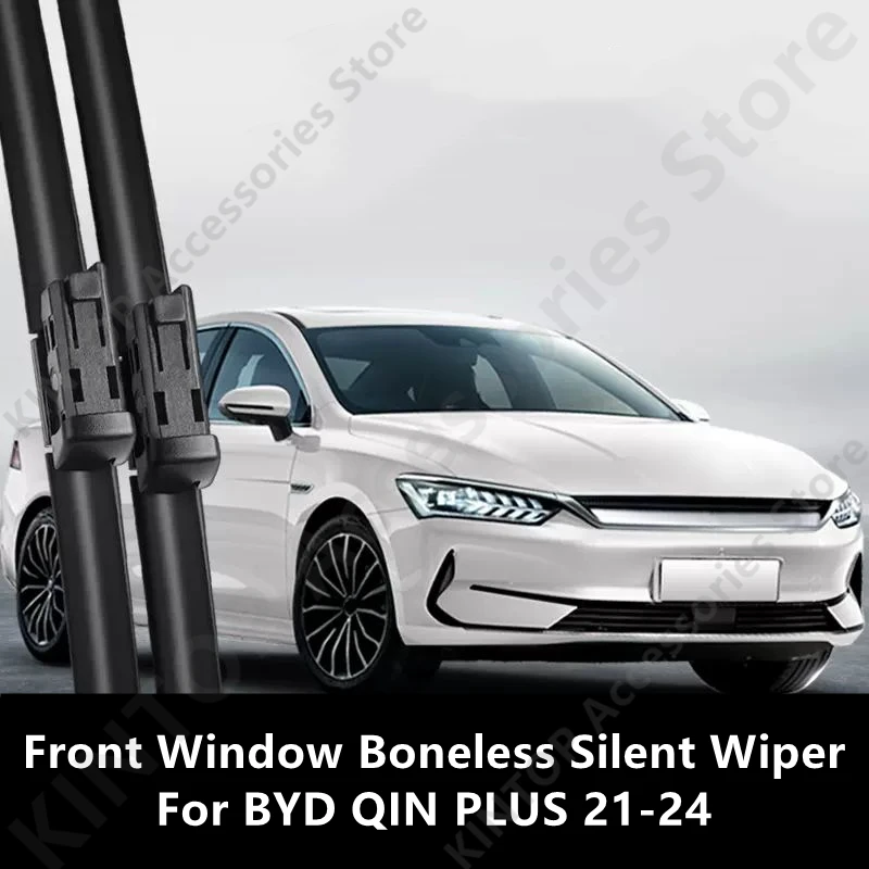 

For BYD QIN PLUS 21-24 Front Window Boneless Silent Wiper,Auto Exterior Parts Modification Protection Accessories Refit