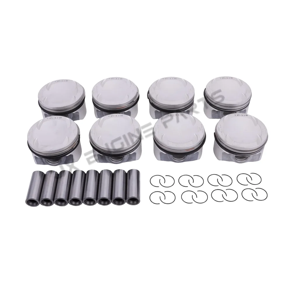Engine Piston & Piston Ring Set For Audi 4.0 S6 C7 S7 4G S8 RS6 RS7 Bentley Continental GT Flying Spur 4.0L TFSI Low High Power