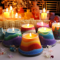 10/50g Colorful Sand Wax DIY Candle Making Accessories Painting Wax For Handmade Wax Candle Handcraft Supply Home Decor