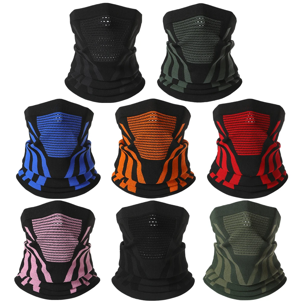 Neck Gaiter Neck Warmer Soft Winter Outdoor Thickened Mask Breathable Face Neck Cover for Men Women for Hiking Cycling Running