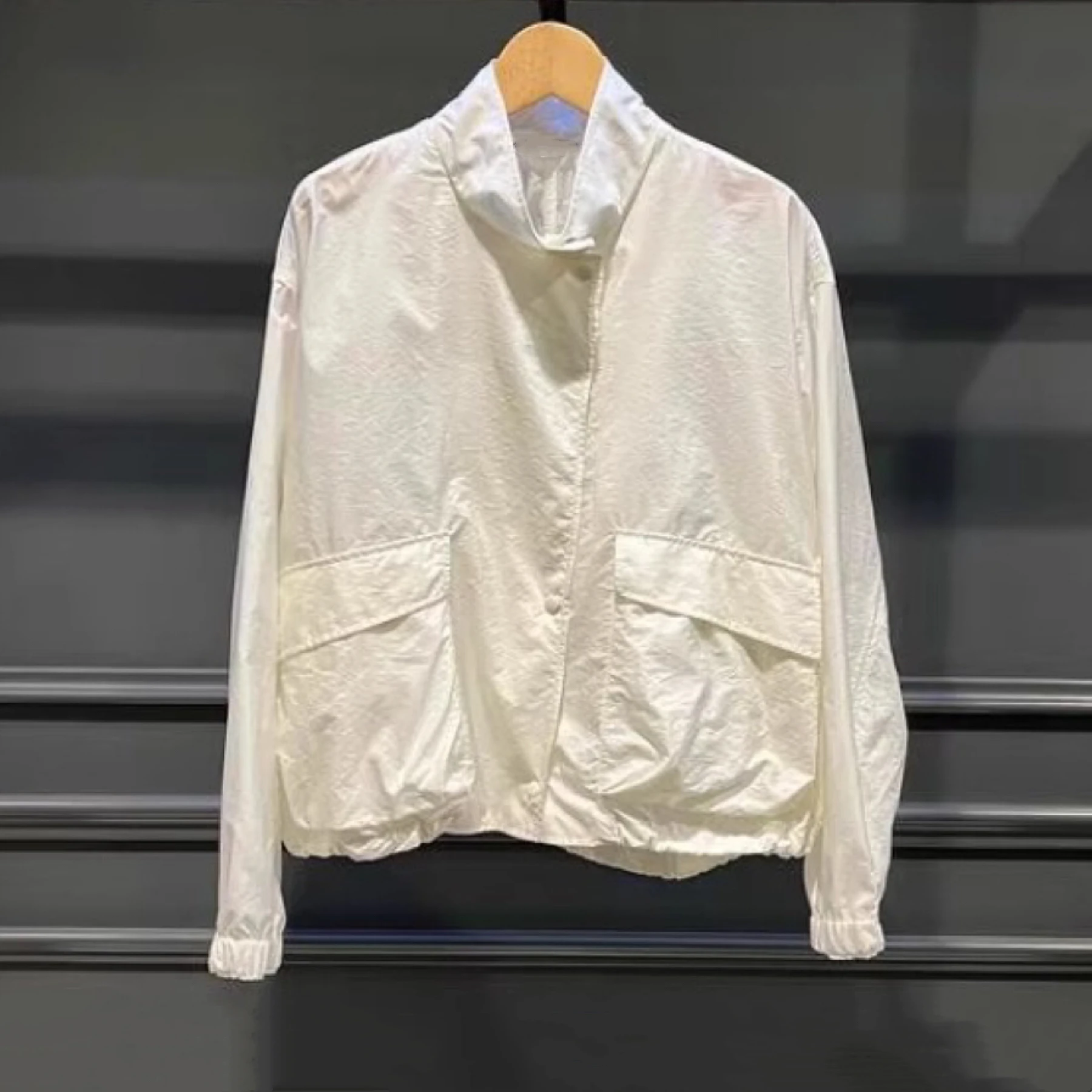 

Lemon Cheese Siley Summer Poster Sle Casual Lightweight Loose All-Match Sunscreen Jaet Coat Women's Commute Windproof Lon...