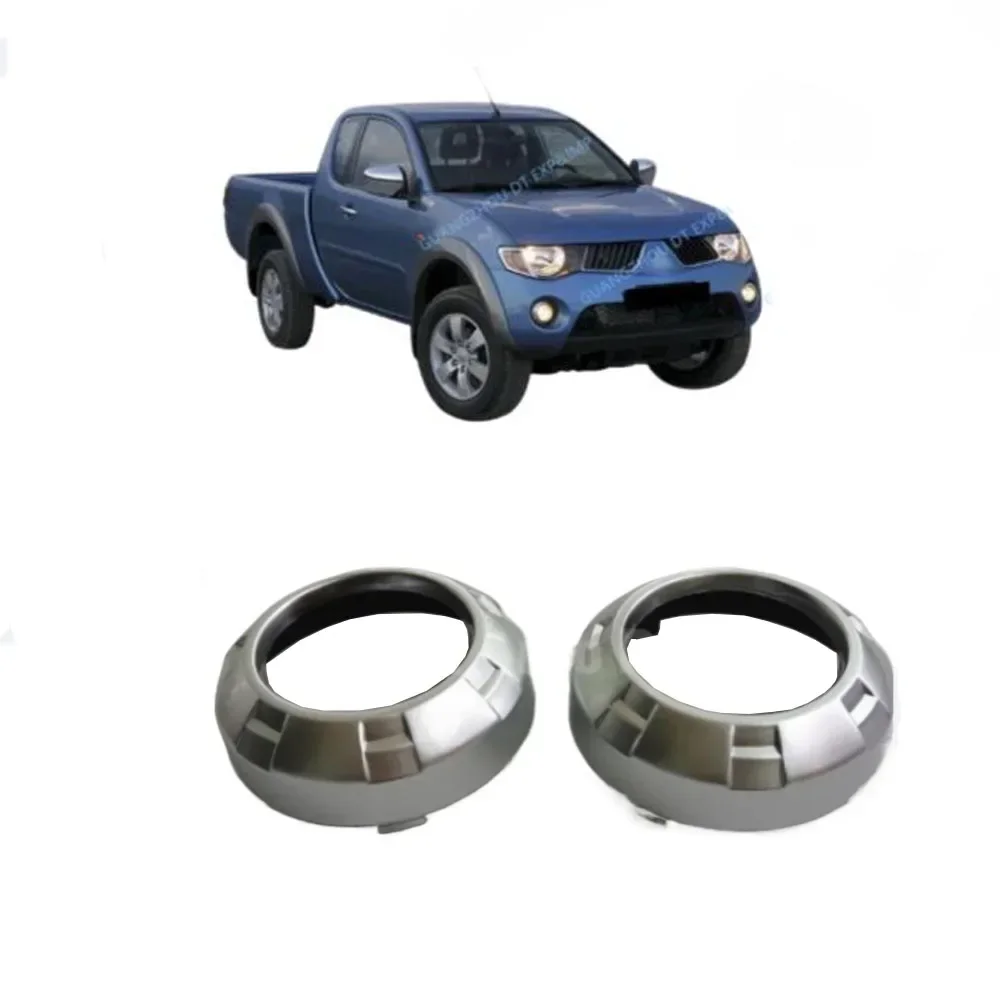 

1 Pair 2 Pieces Fog Lamp Cover for L200 2006-2008 KA 2 Door Front Lamp Cover for Triton 6400A966 Not for Pajero Not Same