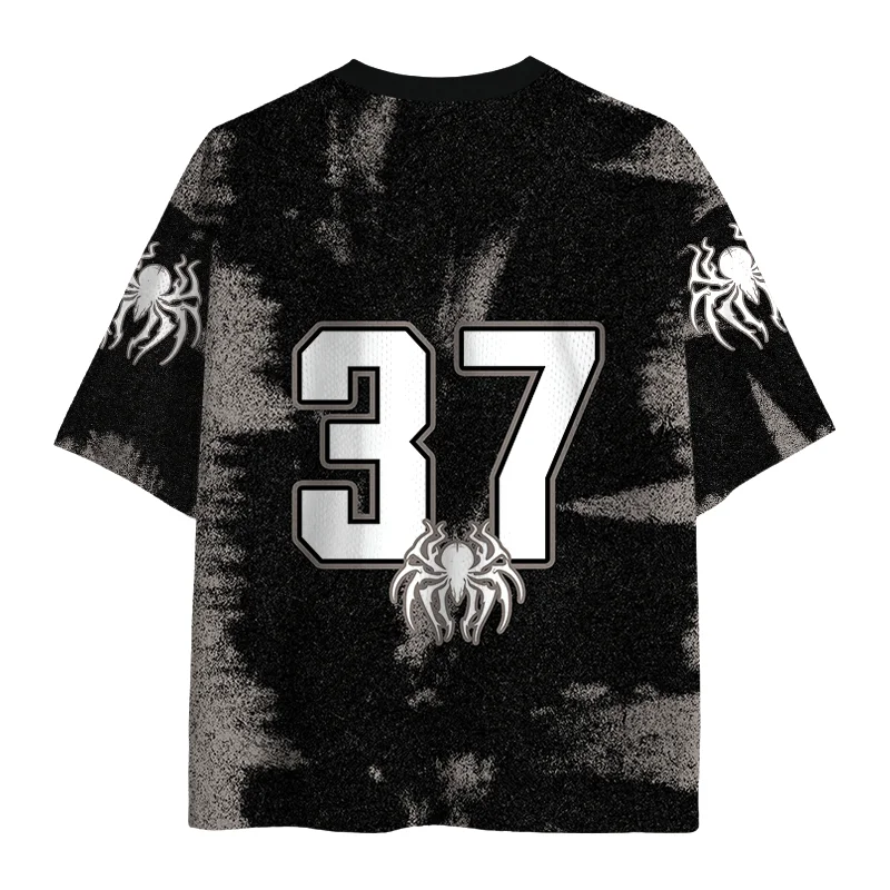New Running Sports Quick Drying T-shirt, Upgraded Fabric, Large Mesh Knitted Fabric,fun Skeleton Element Clothing,horror Element