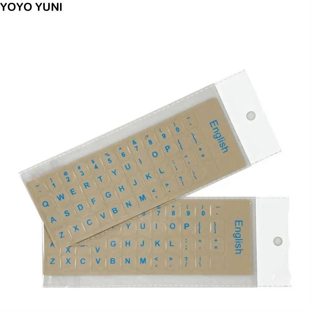 

Russian Film Korean English Language Alphabet Sticker Keyboard Letter Sticker Computer Keyboard Cover Keyboard Stickers