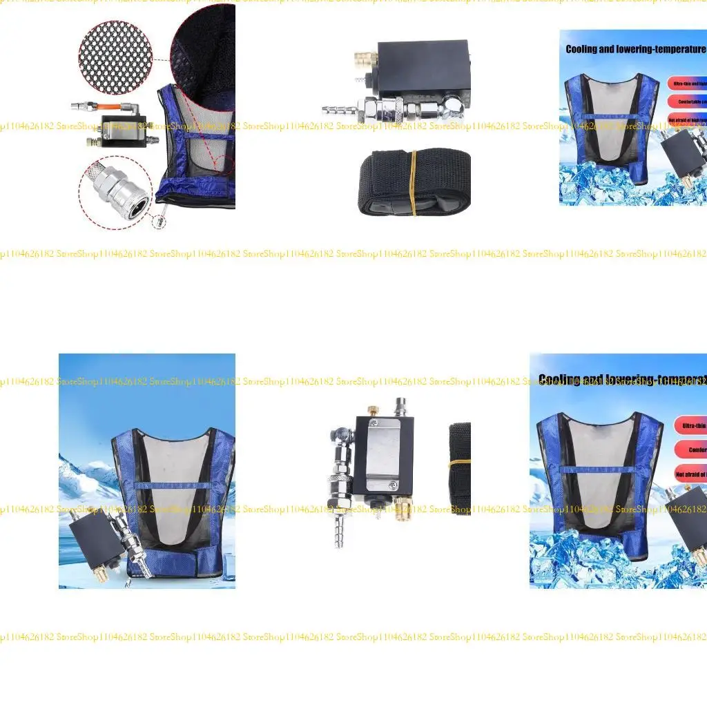 

Q2Q4 High Efficiency Vortexes Tube Air Conditioned Vest For Factories & Construction