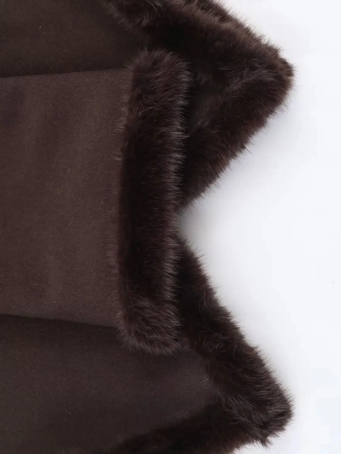 أزياء الشتاء الدافئة أفخم شال رشاقته معطف سترة كيب عباءة الخارجي فو الفراء شتاء دافئ أفخم شال رشاقته معطف 2026 جديد