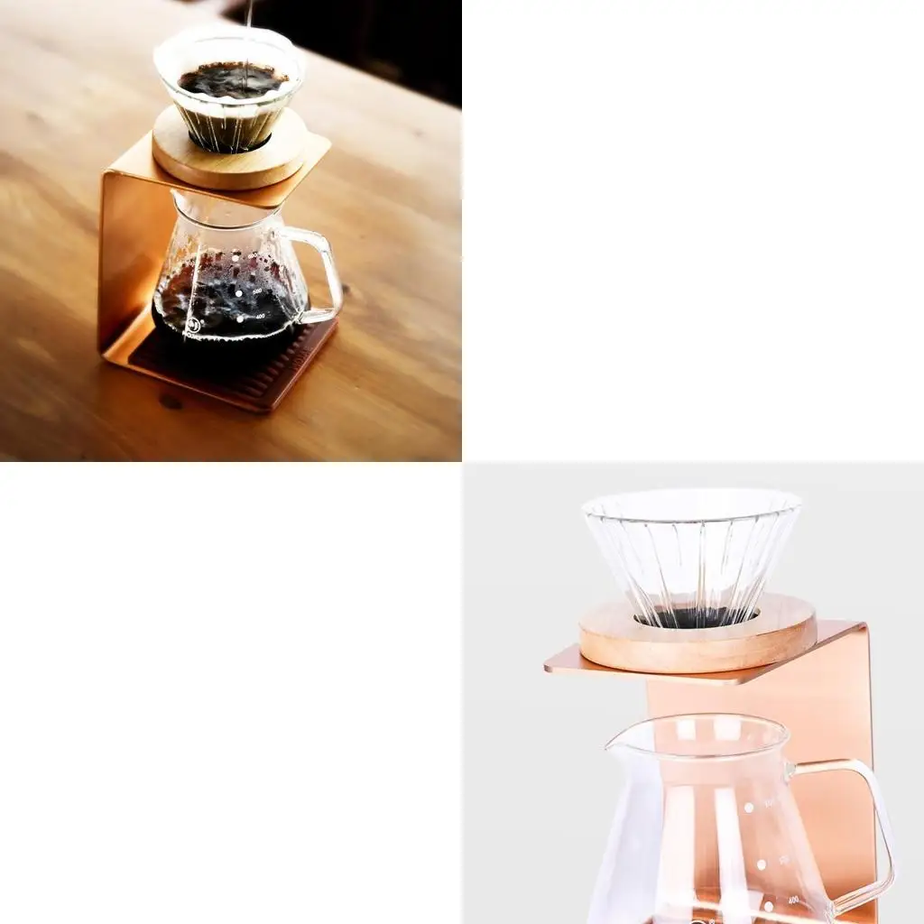  Aluminum Hand Brewed Coffee Filter Holder Coffee Cup Holder Sharing Pot Stands