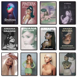 Singer Ariana-Grande Portrait Positions Music Album Poster Canvas Painting HD Printed Wall Art Pictures Home Decor Fans Gift