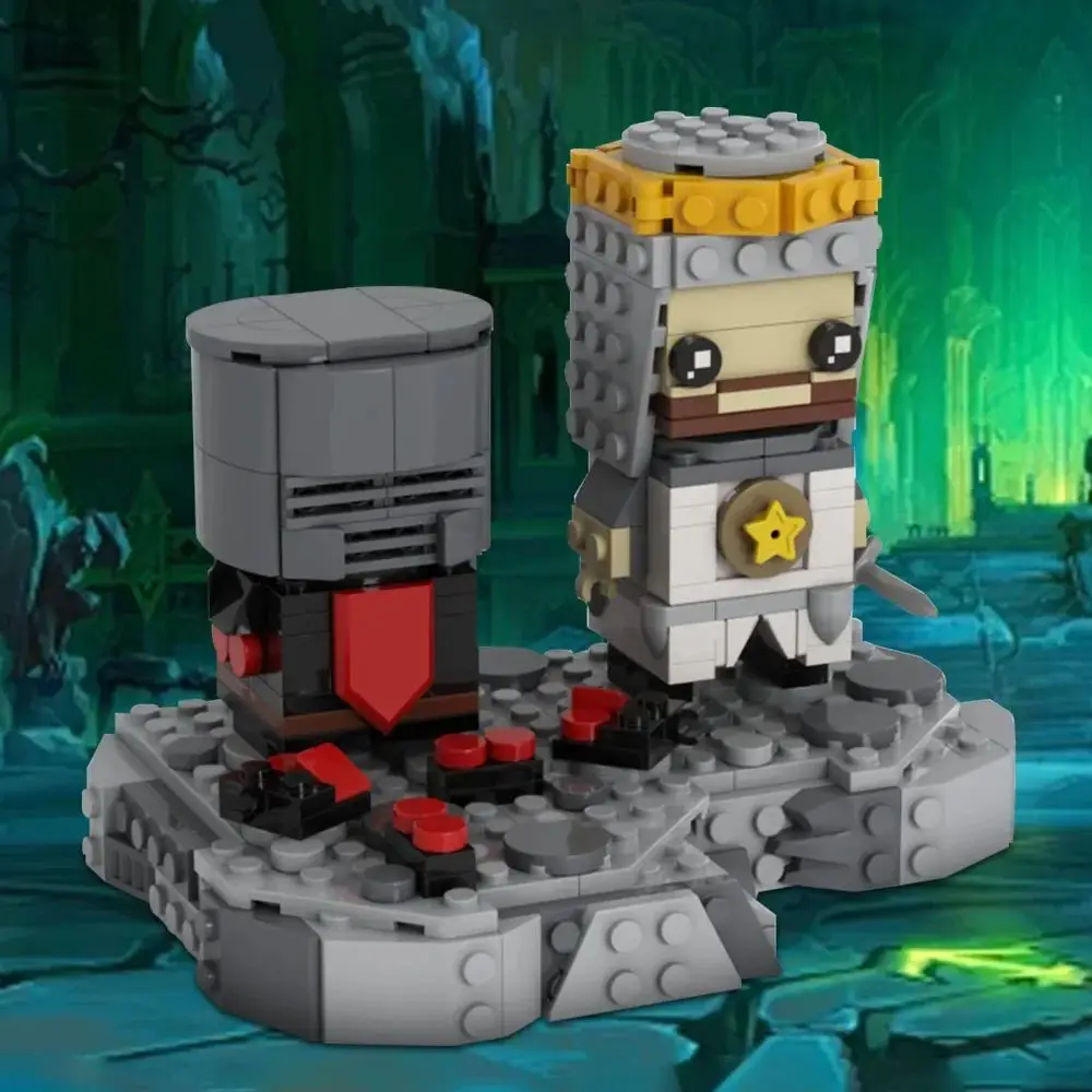 

MOC MP - Black Knight Duel Bricks Model Black Knight Duel Action Characters Creative Building Blocks Assembly Toys Children Gift