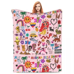 Multifunction Manana Sera Bonito Karol G Blanket Accessories Sofa Decorative Throw Blankets Super Soft Flannel for Car