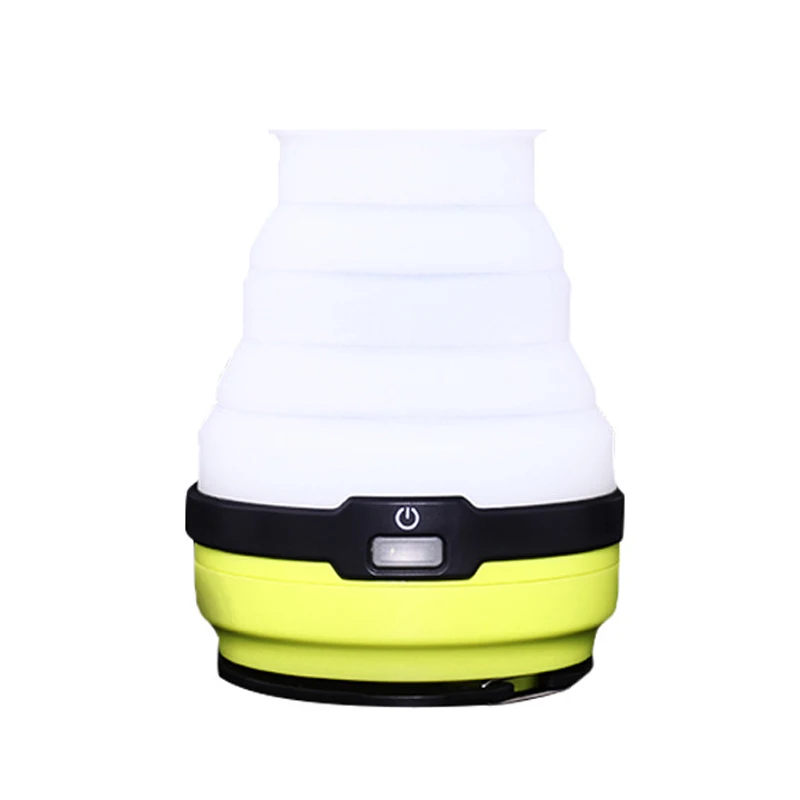 Solar LED Camping Light Silicone USB Charging Outdoor Portable Retractable Multifunctional Tent Light