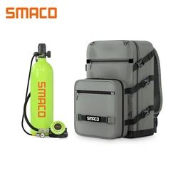 SMACO Portable Diving Tank Reusable Scuba Pony Bottle Backup Mini Scuba Diving Tank Air Cylinder Underwater Exploration Rescue