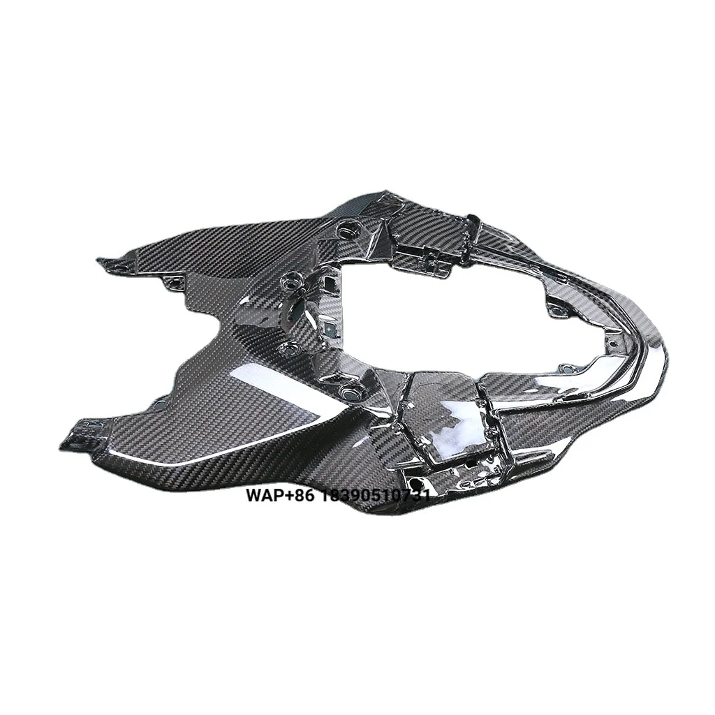 

For Motorcycle Modified Shell Accessories 3K Carbon Fiber Tailstock Middle Plate 3K Dry Carbon Glossy Finish Black