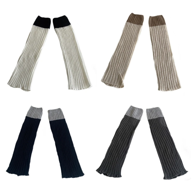 

Leg Warmers Womens Long Socks Knitted Warm Foot Cover Stocking Socks