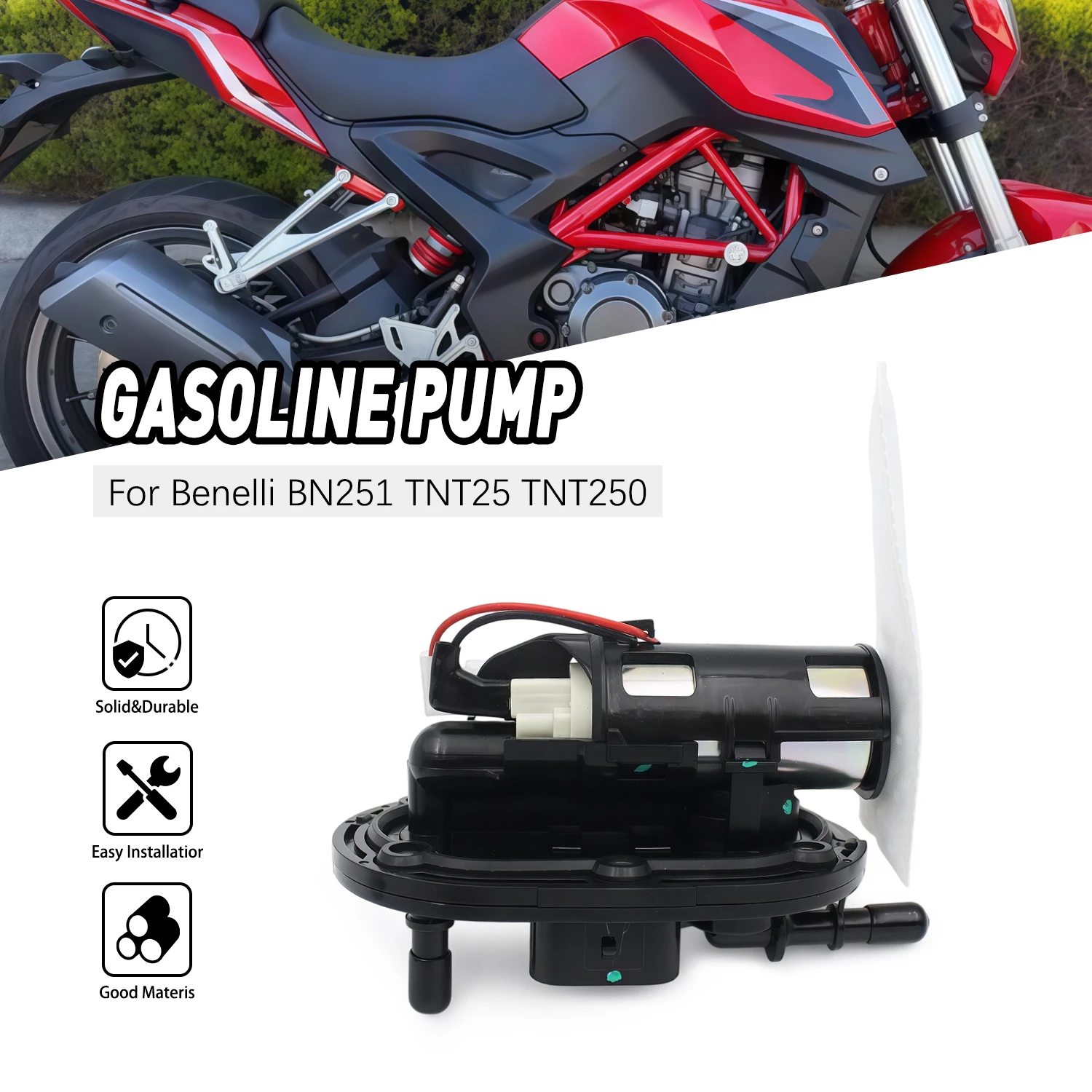 

For Benelli 302S BN302 TORNADO TNT300 TNT302 BN302R BN TNT 300 302 302R / BN251 TNT25 TNT250 Motorcycle Parts Fuel Pump