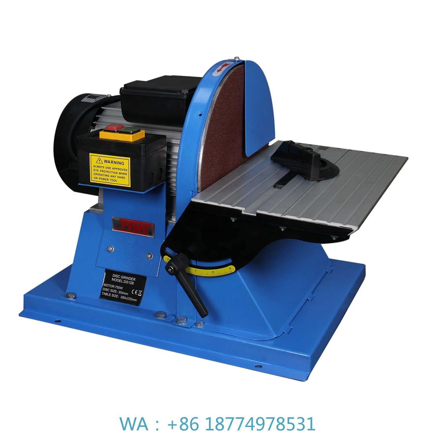 Portable Sander for Metal and Wood DS12B  TTMC Disc Sander,
