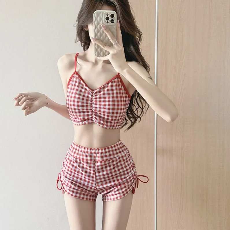 ملابس سباحة نسائية محافظة بمقاسات كبيرة، بدلة سباحة قطعة واحدة مثيرة بنمط شبكي، تغطي البطن، بدلة سباحة للفتيات ذوات المقاسات ... #4