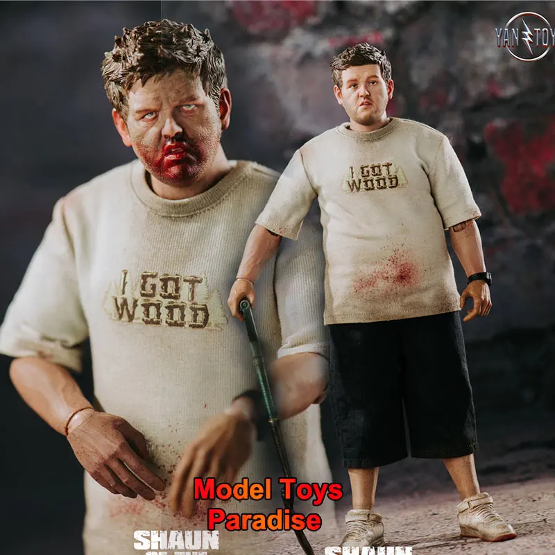 

Original Yantoys JR05 1/6 Collectible Toys Shaun of the Dead Men Soldier Full Set 12Inches Action Figure Model Fans Gifts