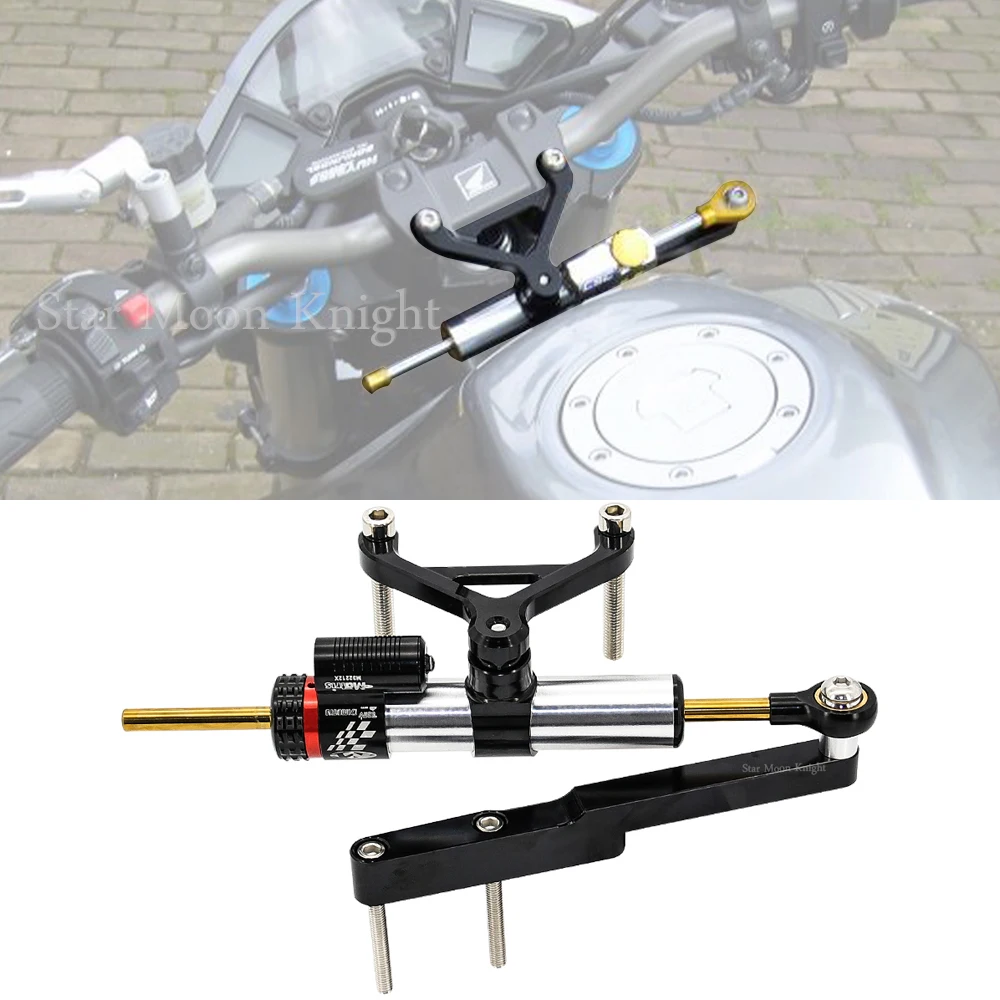 

Accessories For HONDA CB1000R CB 1000R 2008-2016 CNC Steering Damper Stabilizer Shock Absorber Direction Mount Bracket CB 1000 R