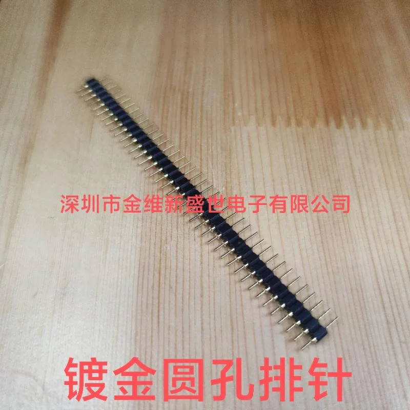 1pcs  Double headed gold-plated row needle，1x40p