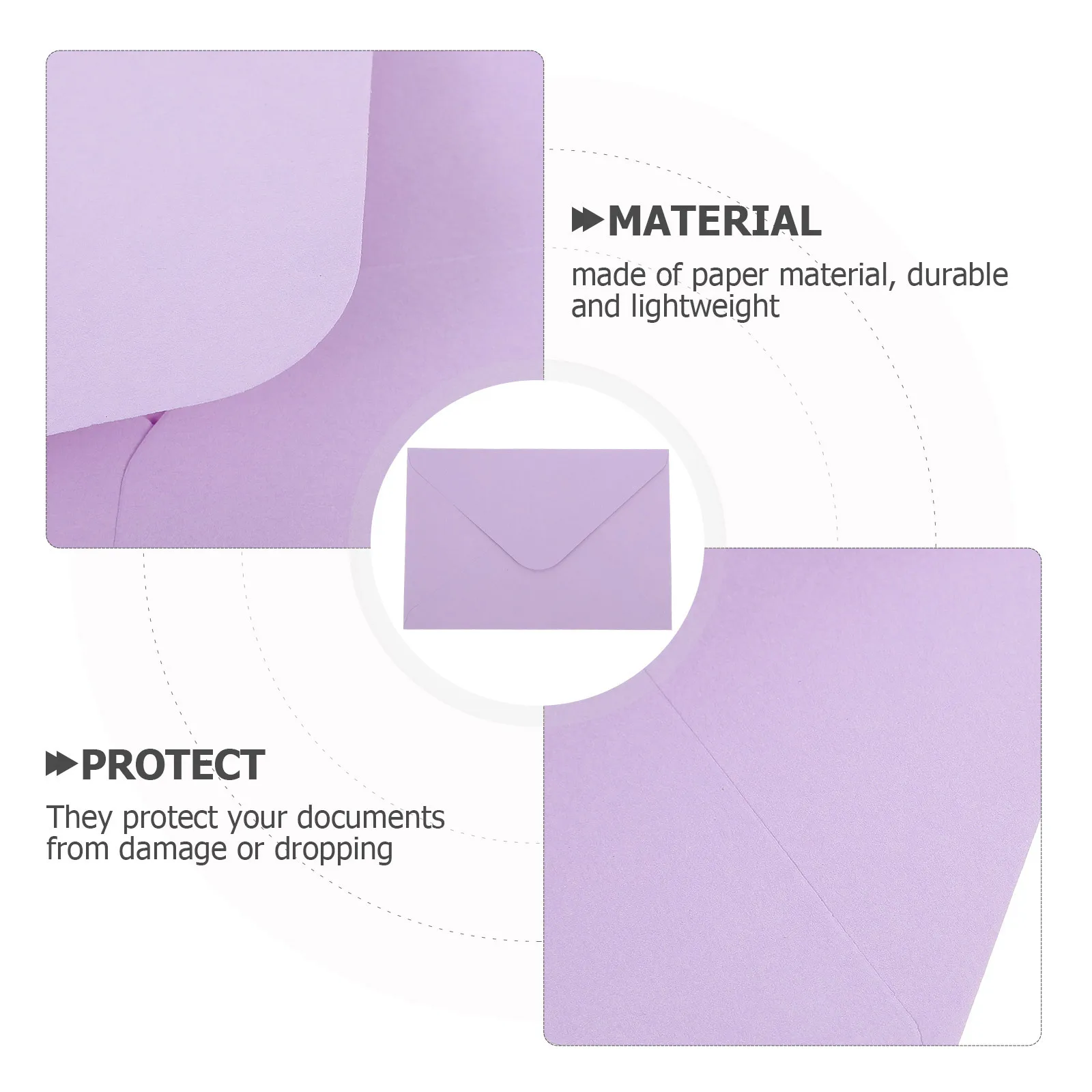 

50pcs Invitation Envelopes Wedding Cards Envelope Liners Multi-Function Storage Wrap For Home Office Festival