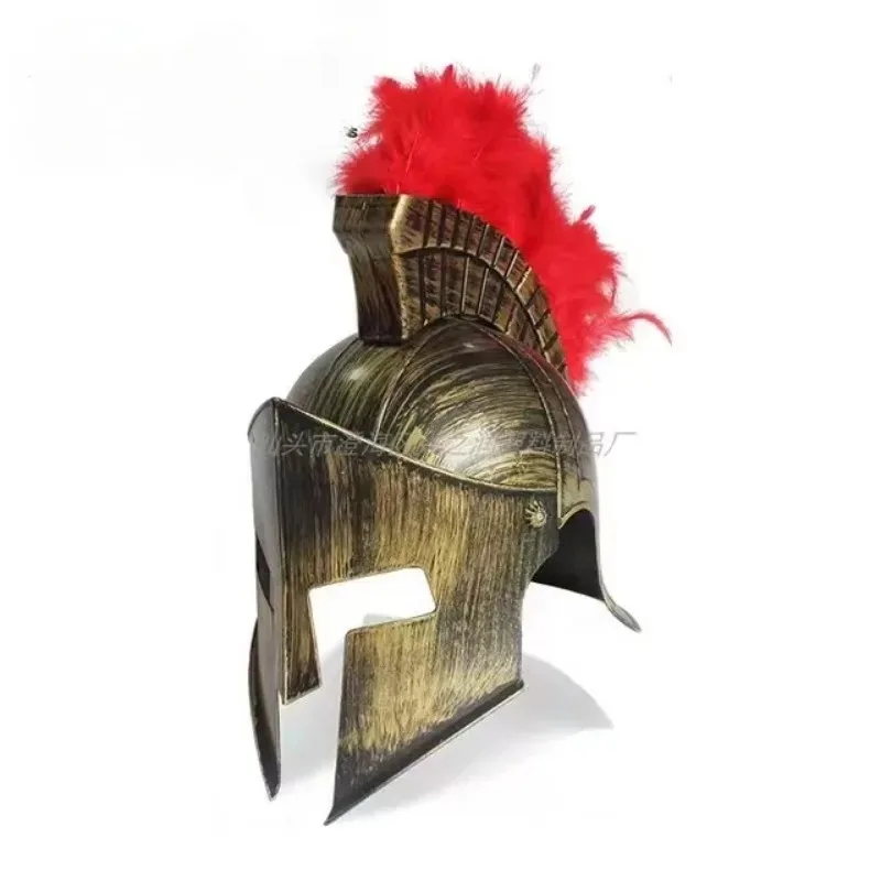 خوذة تكتيكية للمحارب القديم قناع تصميم ريش قناع خوذة للياقة البدنية لعبة ريترو، تستخدم لتصفيف المعركة الحاسمة