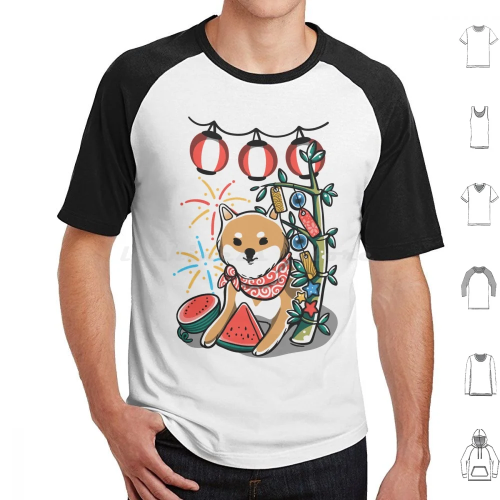 Matsuri Inu T Shirt Cotton Men Women Diy Print Inu Dog Shiba Akita Pet Dogs Kawaii Cute Original Japan Japanese Pop Culture