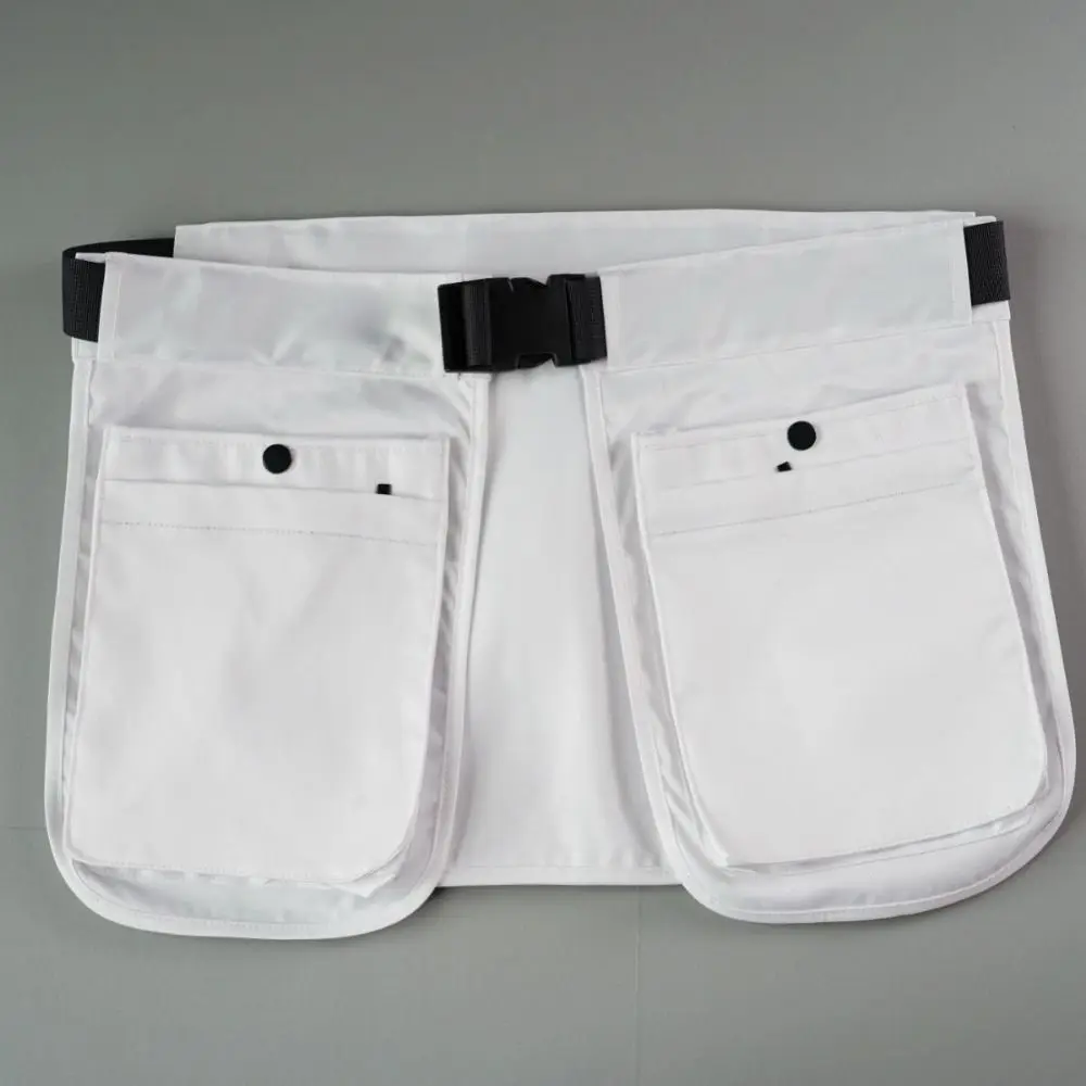 

Fashion Multi-functional Waist Pack Multi-pocket Black Apron Belt Bag Portable Waterproof Fanny Pack Outdoor Sports