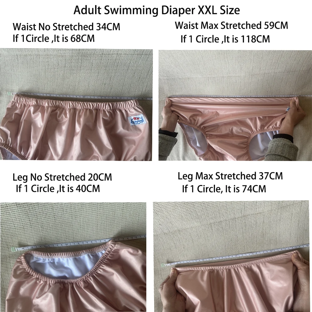 ABDLS Adult Swimming Diapers My Choose Size And Patterns/Colors Waterproof Pool Diaper For People With Special Needs