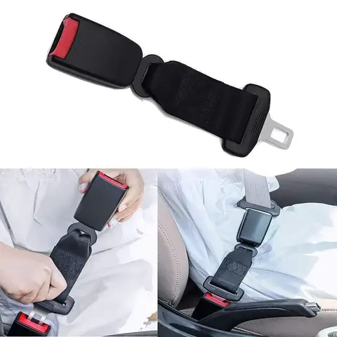 Car Seat Safety Belt Extender Clip Extension Auto Fasteners Buckle for 20-22MM Tongue Adapter Automotive Accessories Universal