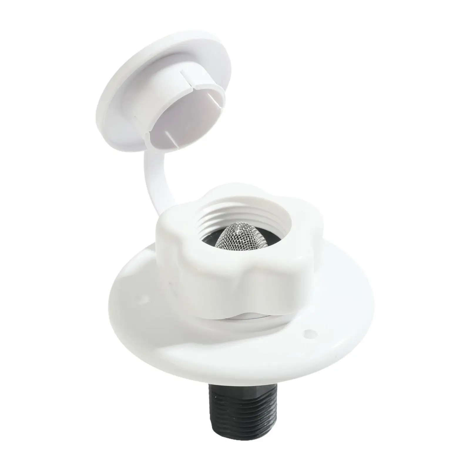 

RV Water Inlet Replacement Compact ABS Trailer Connector Holder for City Water System for Camp Marine